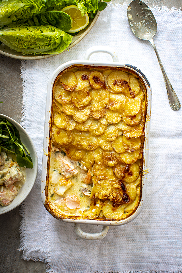 Smoked Fish, Cheese & Potato Bake | DonalSkehan.com