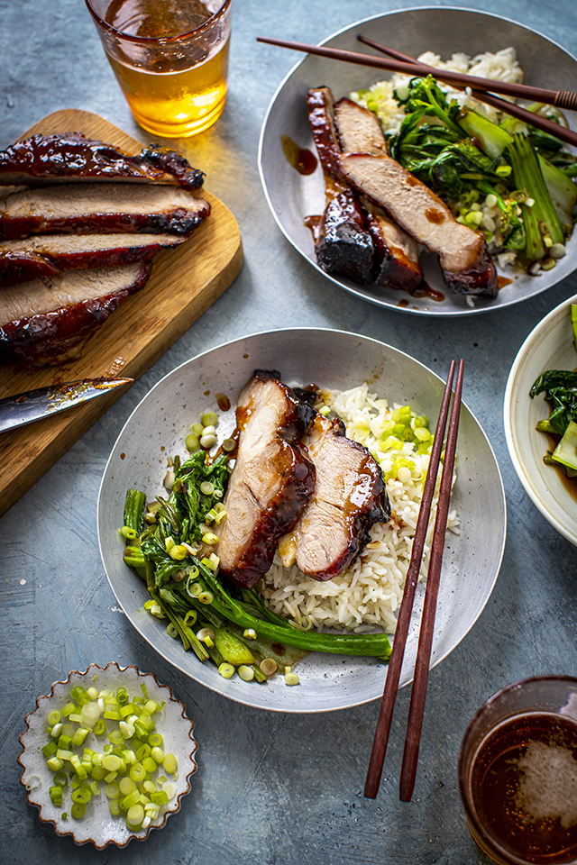 Roast Pork with Plum, Soy & Star Anise | DonalSkehan.com